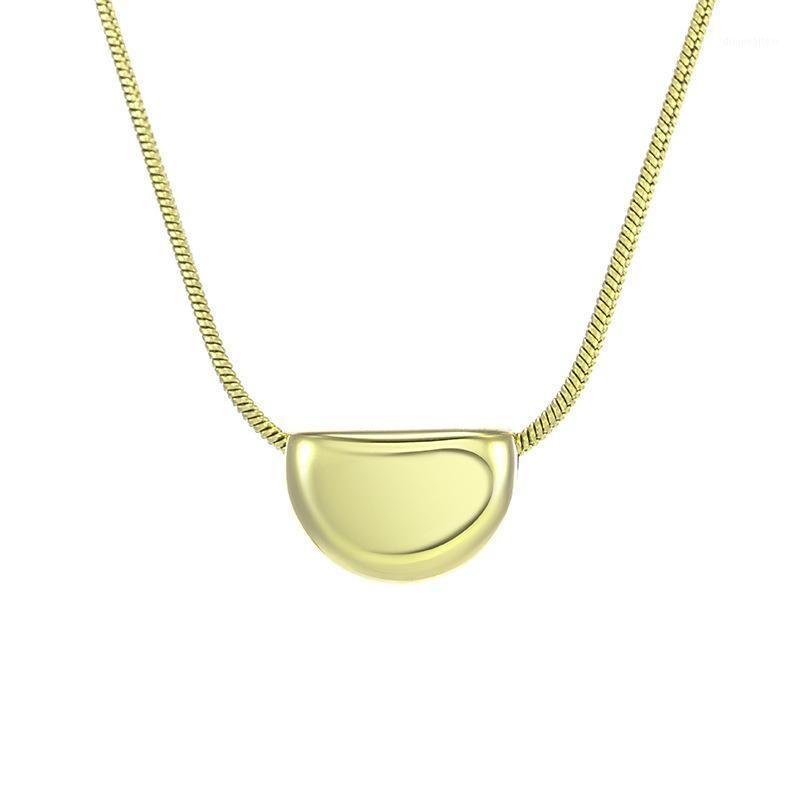 

Chains Jewelry Titanium Steel Short Clavicle Chain Ins Wind Acacia Bean Simple Winter Necklace Female Manufacturer Wholesale