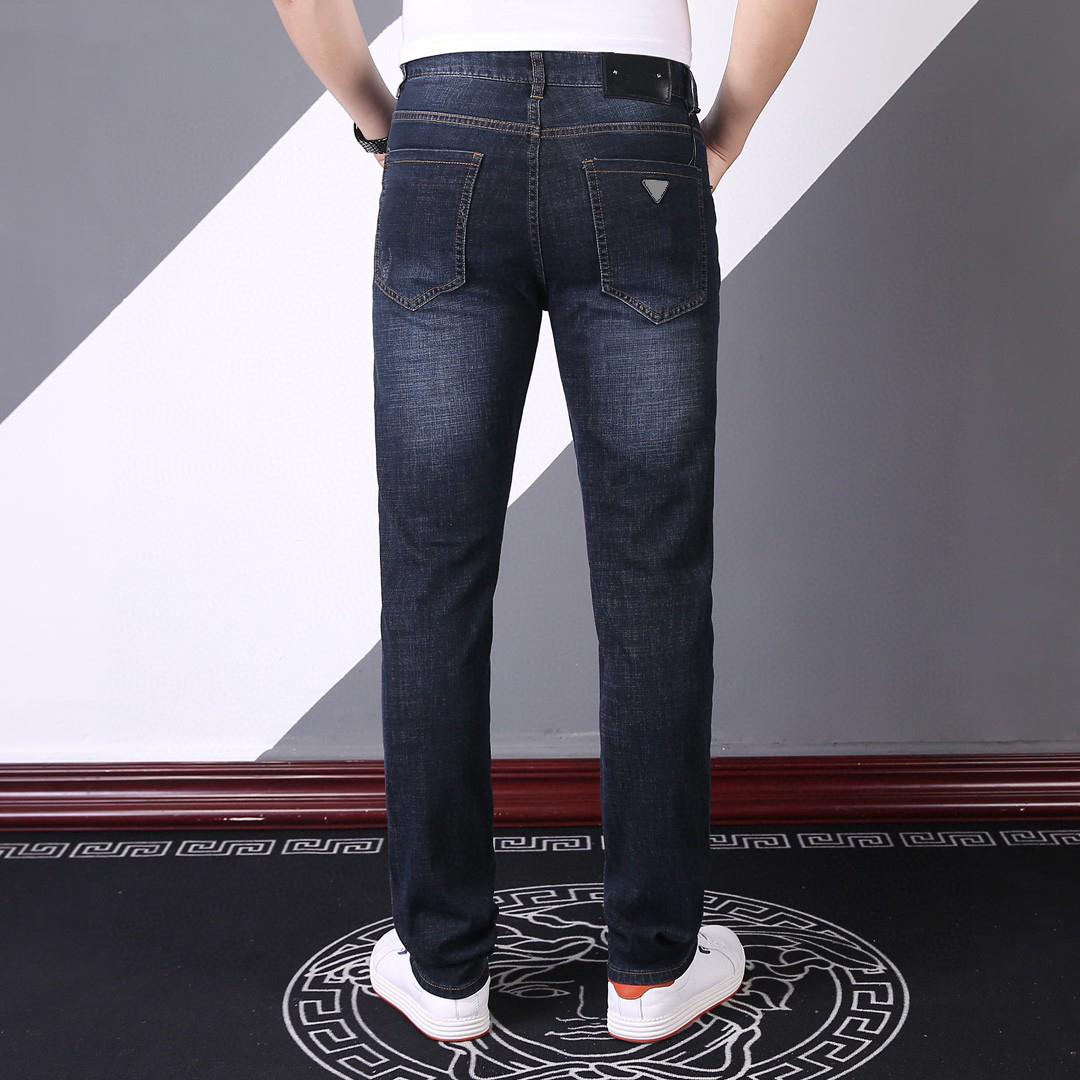 

Men's fashion jeans 2021 fashion ripped casual pants young Korean version pants men Fashion and leisure trends go with everything, Blue