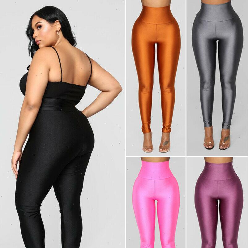 

6 Colors Womens Pants Trendy Women Solid Slim Female Running Workout Fitness Stretch High Waisted Capris Outfits, Black;white