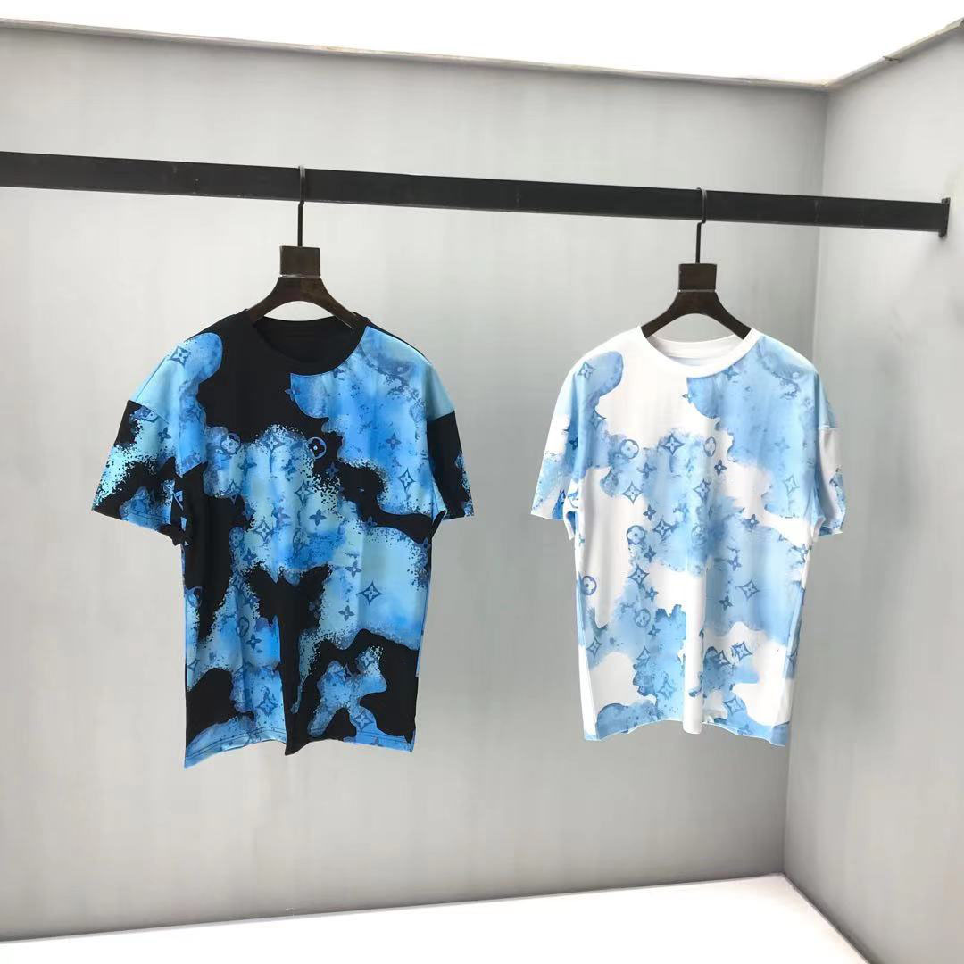 

2020ss spring and summer new high grade cotton printing short sleeve round neck panel T-Shirt Size: m-l-xl-xxl-xxxl Color: black whitefnnsgvc2 bbb3