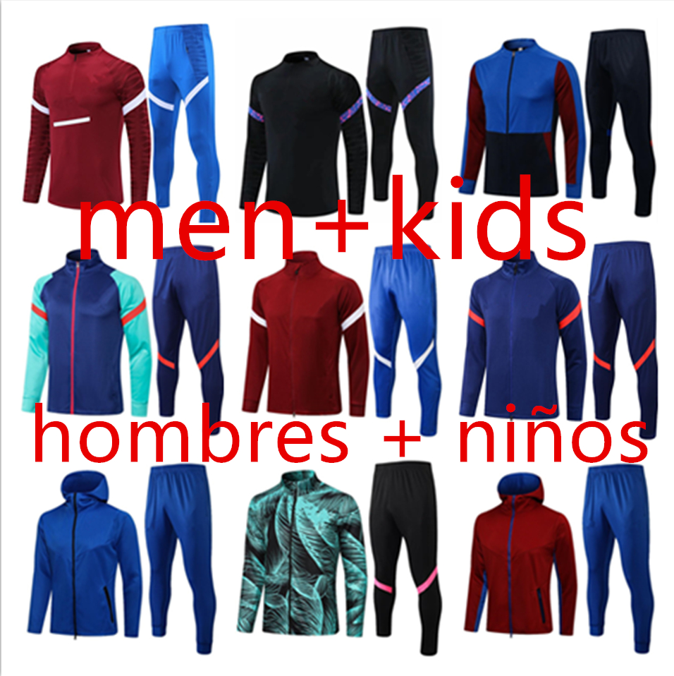 

MEMPHIS PEDRI ANSU FATI tracksuit jacket half soccer hommes Long sleeve 2021 football Survetement sportswear KUN AGUERO DE JONG PIQUÉ PJANIC Jogging training suit, 15