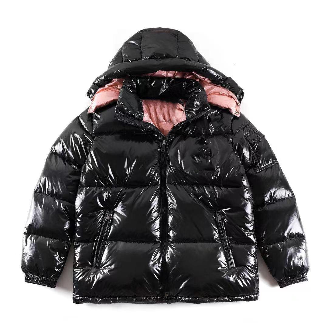 

mens down jacket French brand high-end black thick warm zipper Wilson loose couple jackets Parkas, Extra shipping