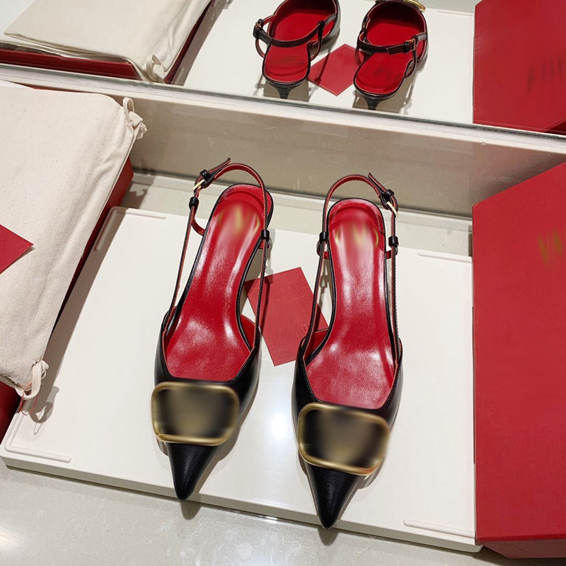 

2021 Good Quality Fashion Women Luxurys Designers Shoes Designer Sandals Womens Luxury High Heels Sandal Dress Shoess With Box Size 35-41 -H403, Black