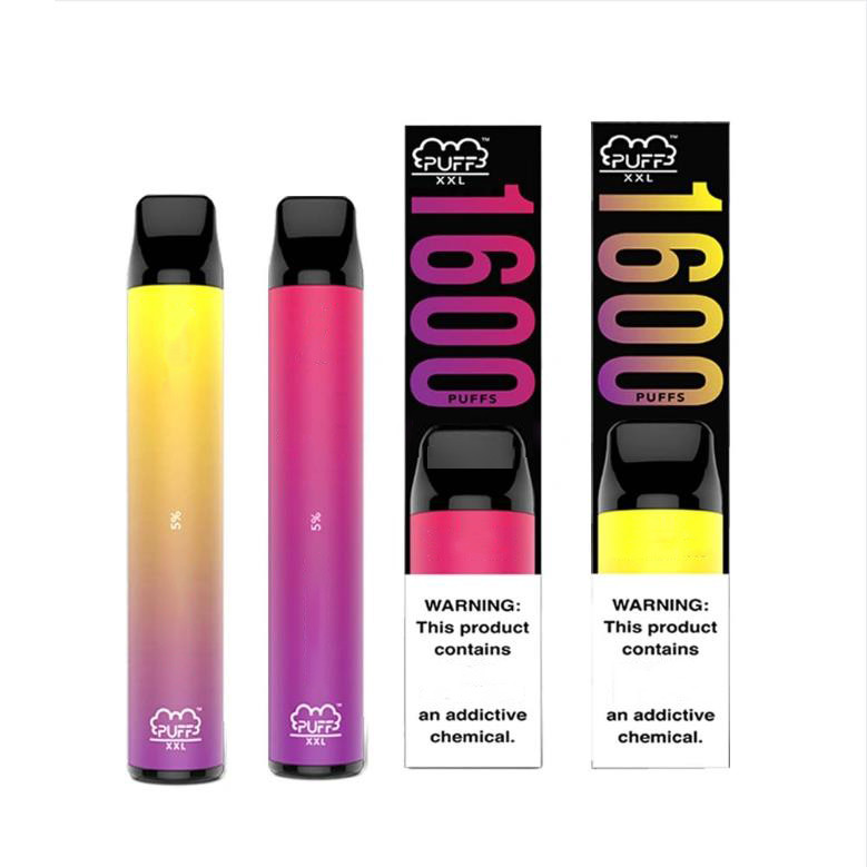 

High Quality PUFF XXL 1600+ Puffs Disposable Vape pen Pre-filled E cigarettes Kit