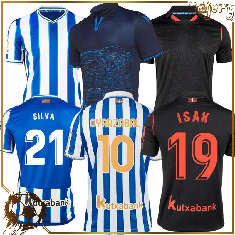

19/20 Final Copa Del Rey Soccer Jerseys Real Sociedad 20/21 OYARZABAL PORTU Men Kids Kit BAUTISTA SILVA ISAK MERINO Football Shirts Uniform, Black;yellow