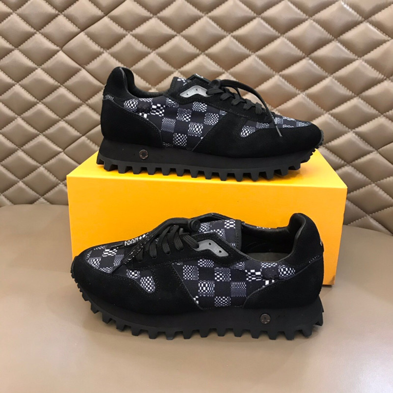 

2021 fashion men's shoes leather casual shoes The bottom of the thick tie outdoor casuals young classic Sports shoess, Black