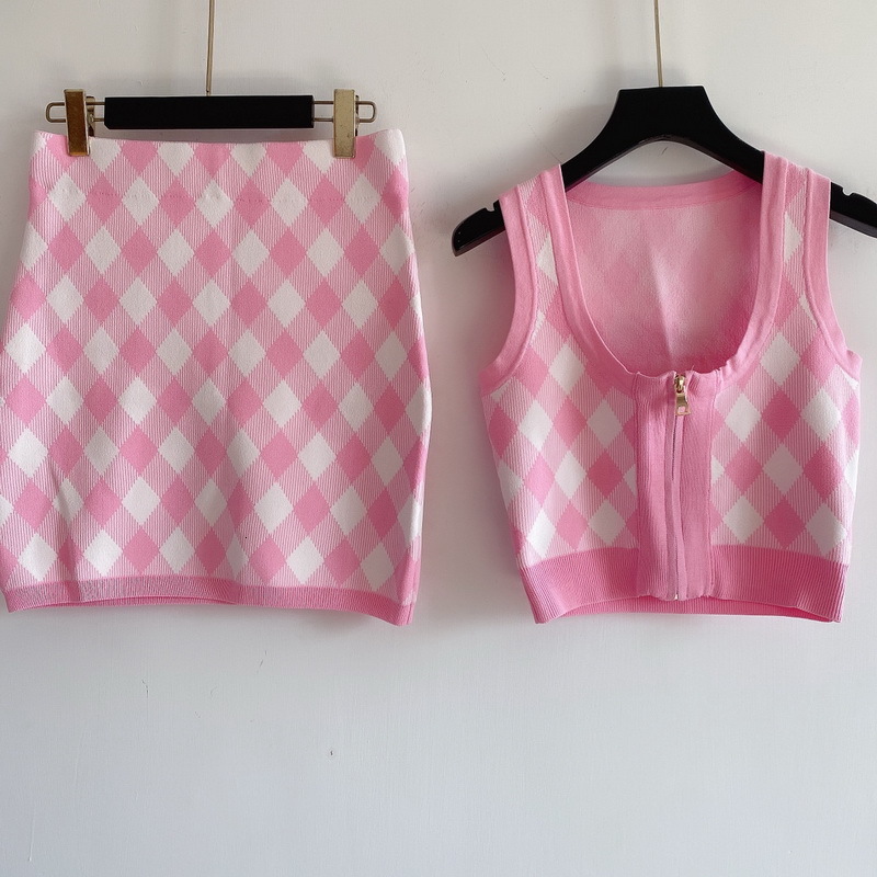 

Skirts Women Sweater Suit Woman Tracksuit Cardigan set Two Pieces Sets Sportswear Casual Outfit High Quality Designn Knitted Set N201, 1# shoe box