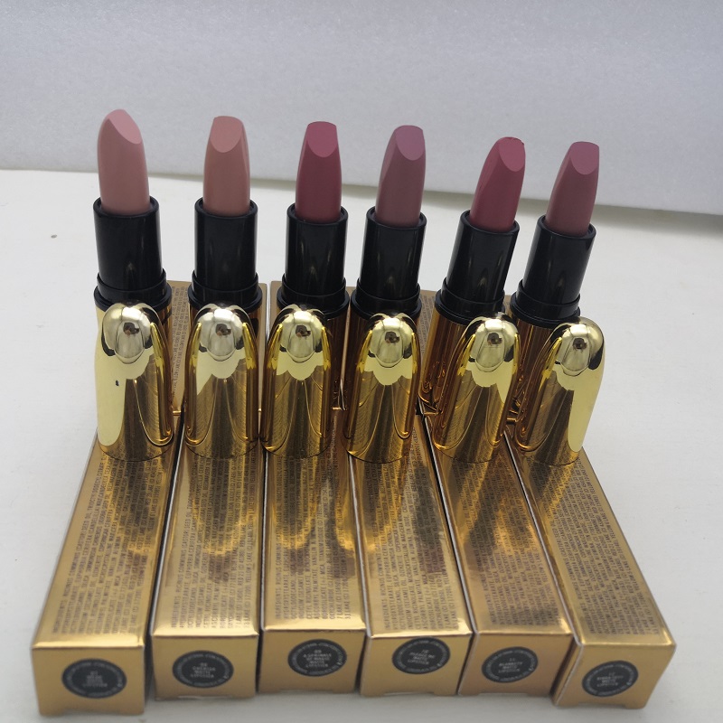 

matte lipstick Luster Lipsticks Frost Sexy 3g NO:846 sweet smell with English Name 12 Different Colors waterproof, Mixed color