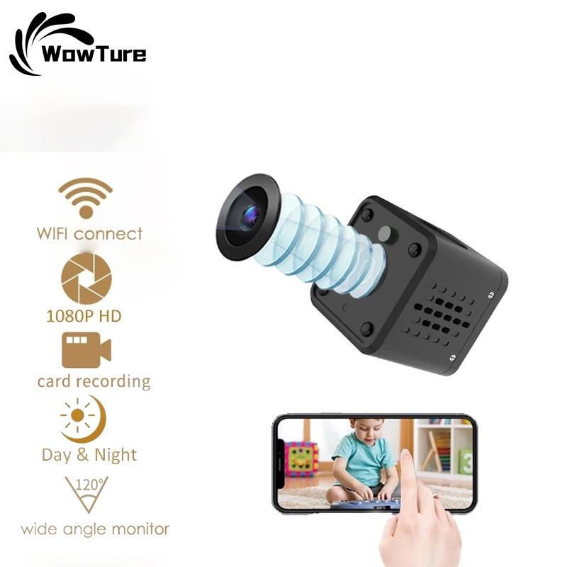 

Mini Cameras 1080P HD Wifi Camera IP Camcorders Micro Security Wireless Monitor Surveillance Night Vision Human Tracking Action Infrared