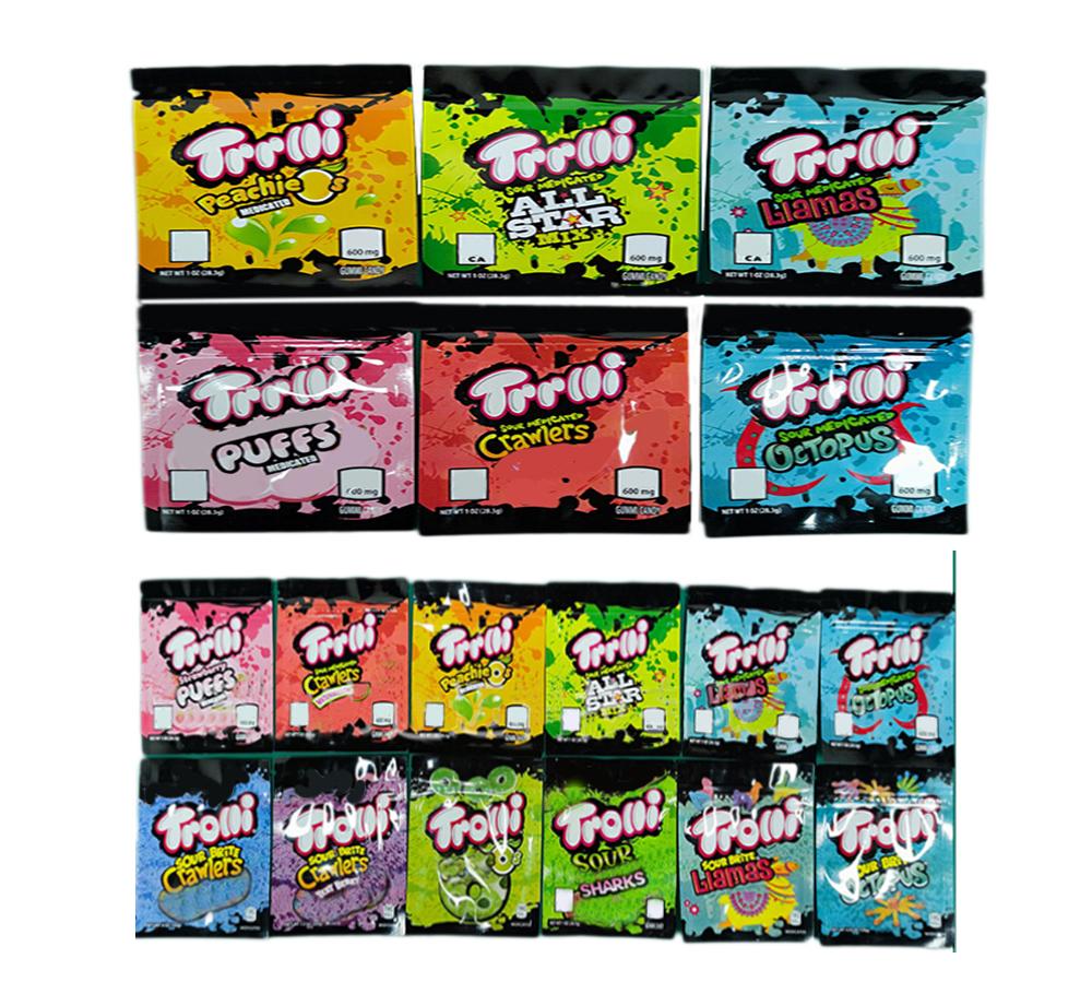 

TROLLIS TRILLIS Zipper Bags Smeproof Storage Retail Bag for Dry Herb Tobacco Smellproof