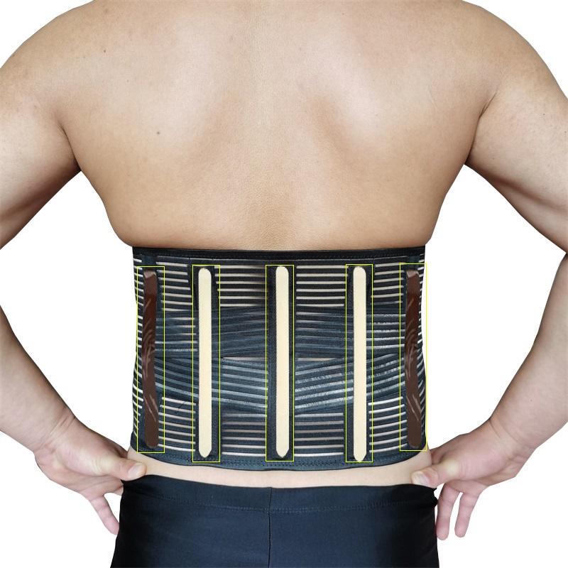 

Breathable Elastic Adjustable Double Pull Corset Belt For Men Posture Corrector Brace Lower Back Lumbar Support Slimming Waist, Beige