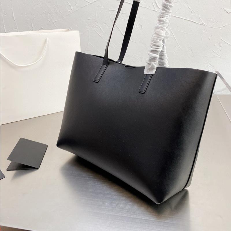 

New 2021 Designer Shoulder Bags for Women Shopping Large Capacity Leather Fashion Messenger Bag Handbags, Black