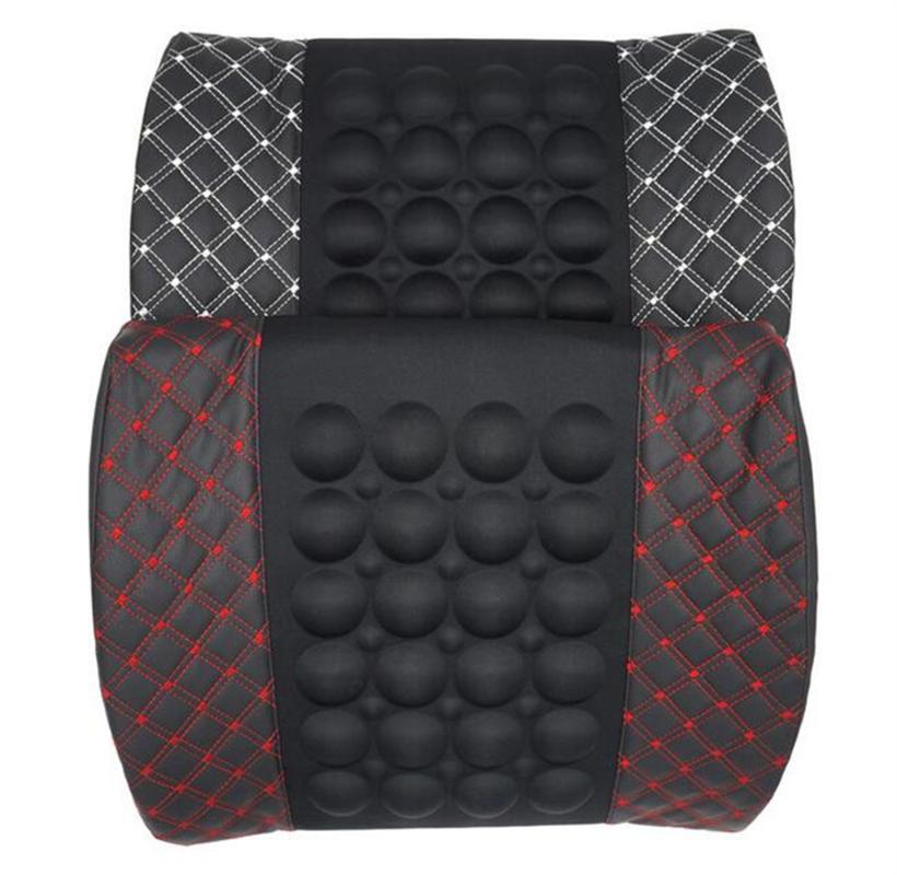 

Seat Cushions 12V 30*34*10CM Car Massage Lumbar Cushion Electric Back Waist Support