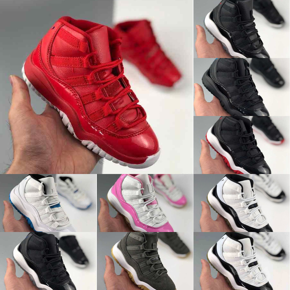 

Boys Girls Children Youth Lady Basketball Shoes Sports Sneaker Pink Blue Trainers Outdoor kids jumpman des Chaussures 7