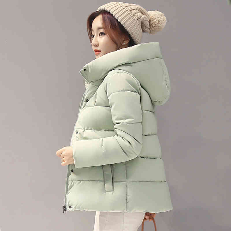 

Women's Jackets jacket women winter thick coat hooded warm female parkas autumn basic D70P, Rose