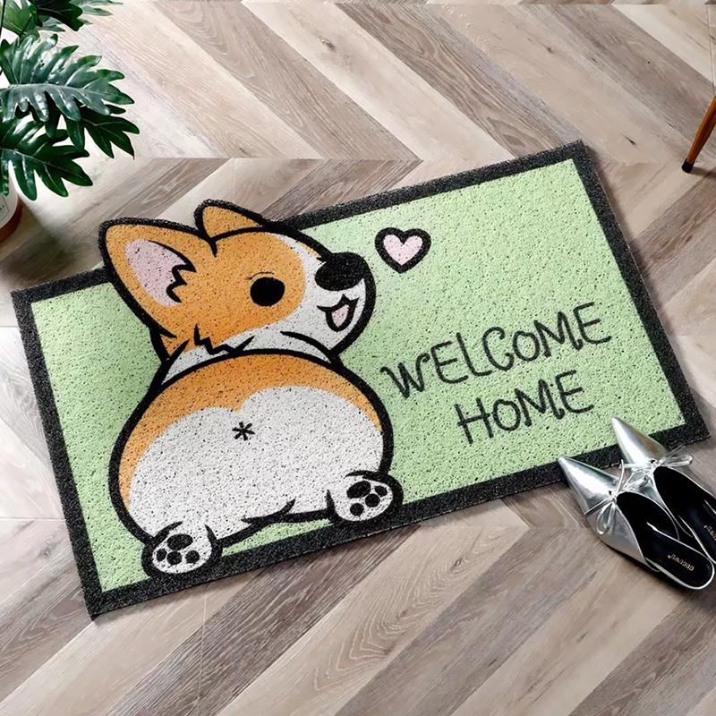 

Indoor Doormat Outdoor 15"x23" Mat Waterproof Non Slip Washable Quickly Absorb Moisture And Resist Dirt Rugs For Entrance Carpets