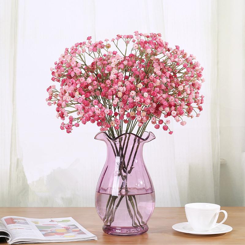 

Decorative Flowers & Wreaths Artificial Fake Gypsophila Decoration Floral Wedding Bouquets Plastic Ornaments Dried