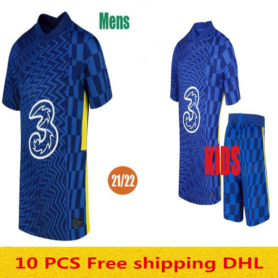 

21 22 WERNER HAVERTZ soccer jerseys T.SILVA ABRAHAM CHILWELL ZIYECH football shirt PULISIC Giroud Camiseta 2021 2022 KANTE MOUNT Men Kids kit, White