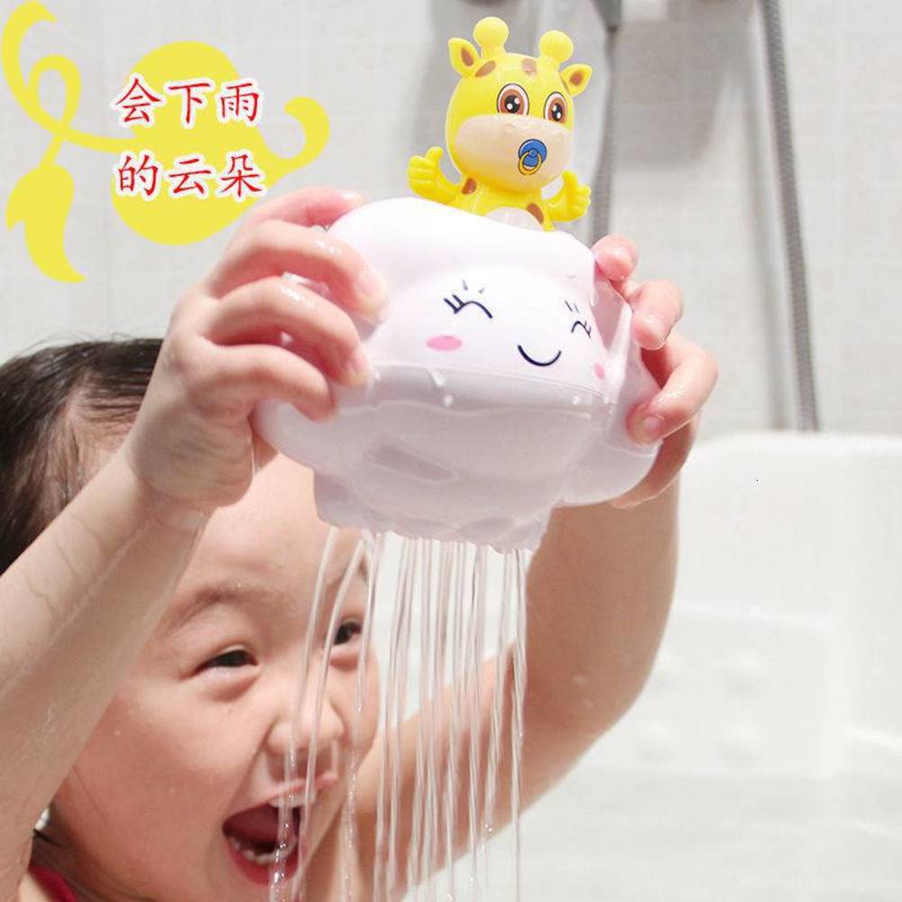 

Children's water toys deer cloud rain principle cartoon baby shampoo bath