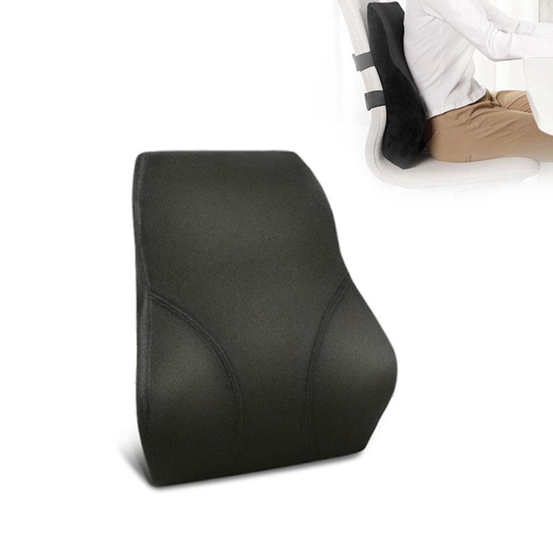 

Seat Cushions Car Lumbar Support Pillow Memory Foam Chair Cushion Lower Back Supports Mesh Waist Home