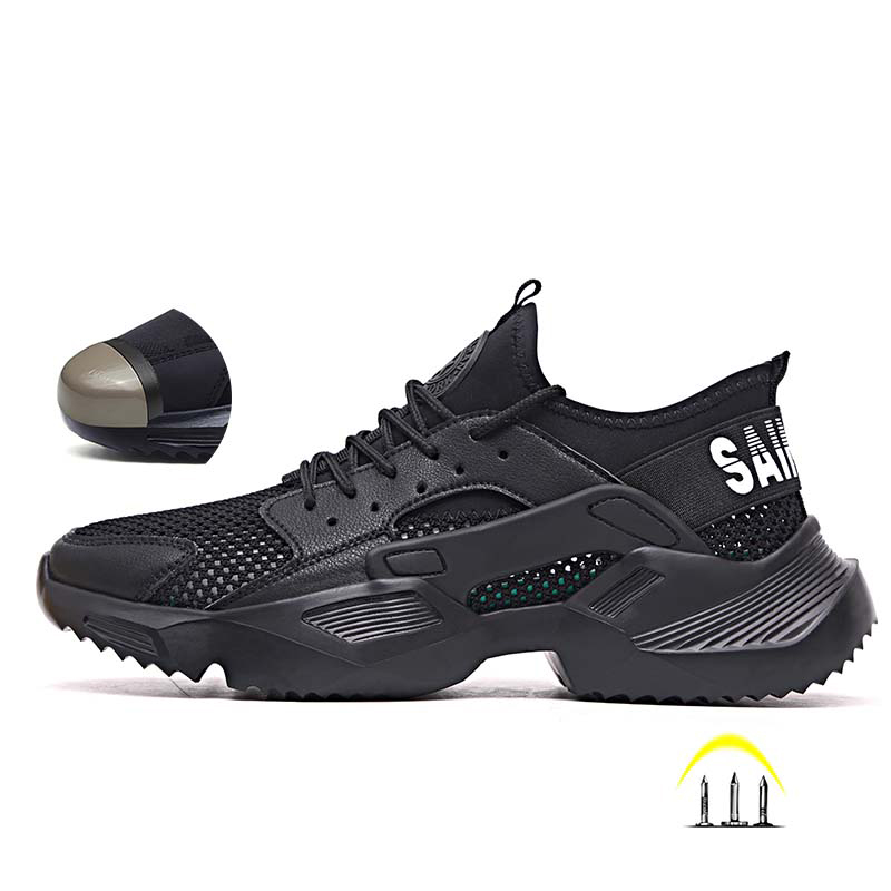

Work Safety Shoes 2019 fashion sneakers Ultra-light soft bottom Men Breathable Anti-smashing Steel Toe Work Boots, Cloth