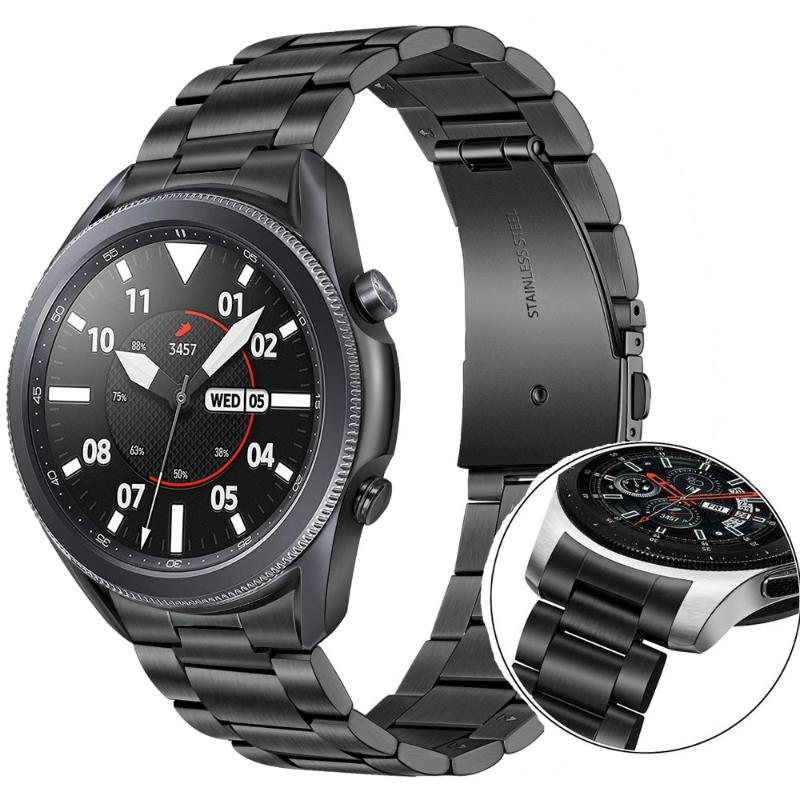 

Watch Bands 22mm No Gap Design Strap For Galaxy 3 45mm Band Stainless Steel Bracelet Wristband 46mm/Gear S3