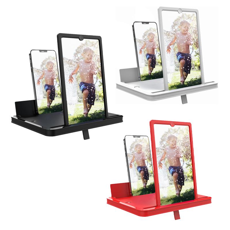 

Cell Phone Mounts & Holders Universal 3D Mobile Screen Magnifier Magnifying Video Projector Bracket Holder Stand For, Black