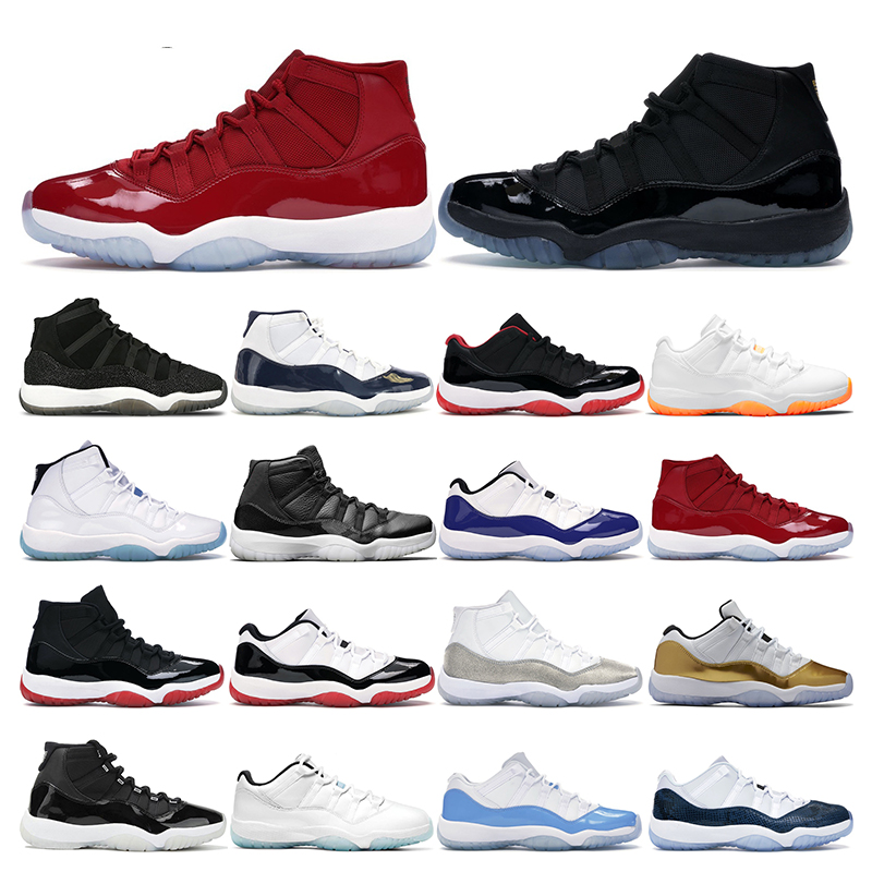 

top 11s mens basketball shoes 11 Citrus Legend Blue low 25th Anniversary Bred Concord Space Jam women sports sneakers trainer fashion size, 23