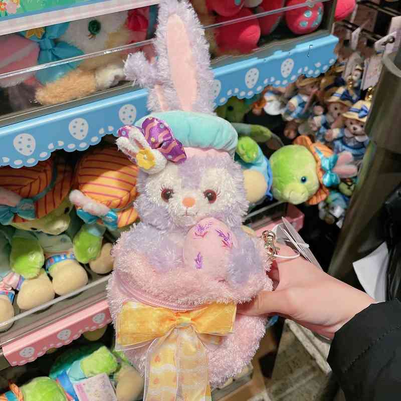 

Lovely new Spring Easter star Delo Duffy bear series plush toy doll gift messenger bag, Spring easter messenger bag