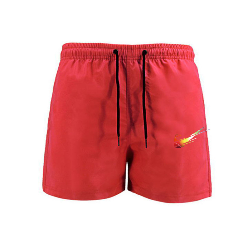 

Summer woman men's solid color beach pants cross-border fashion shorts big pants three-point pant designer casual clothes, Army green