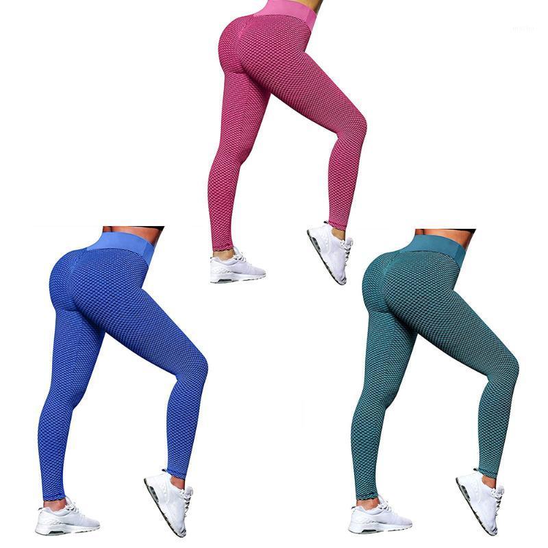 

Leisure Hive Grid Tights Yoga Pants Women Seamless High Waist Leggings Breathable Gym Fitness Push Up Clothing Girl Large Size02 Outfit, Blue