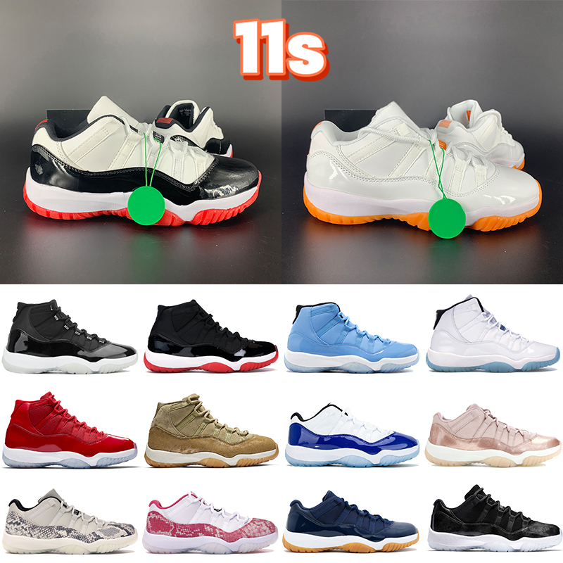 

2021 11 11s mens Basketball Shoes 25th Anniversary low legend white bred concord pantone cap and gown Heiress Black Women Sneakers Men Trainers, 39 bubble wrap packaging