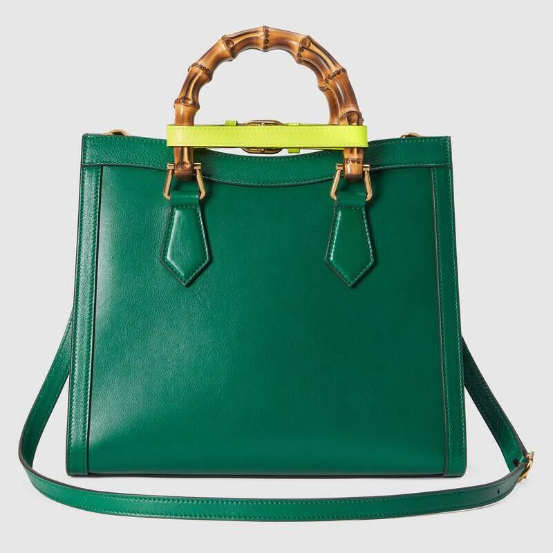 

Luxury handbag 2021 Fashion woman bamboo tote bag School Bags leather, Pink