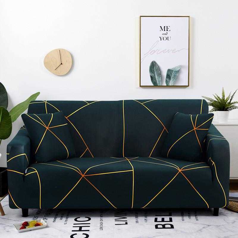 Multi-style Sofa Covers Set Printing Elastic Corner Couch Cover For Living Room Home Decor Assemble Slipcover