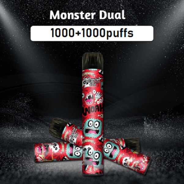

Electronic Cigarette Device Monster Dual Disposable Vape Pen with 2000puffs