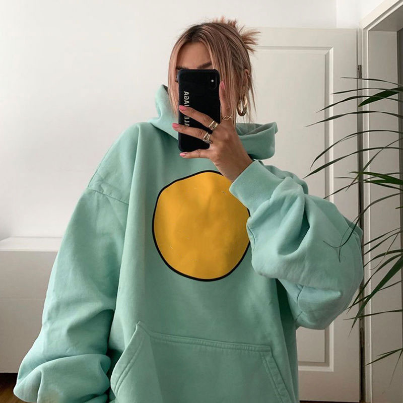 

Winter Women Men Fleece Warm Hoodies Sweatshirt Loose Hip Hop High Street Long Sleeve Sweatshirts Tops, Purple