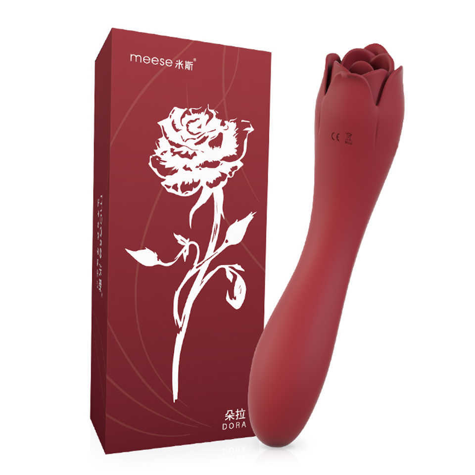 Meese Lick Vibrator Clitoral Stimulate G-Spot Vibrate Vagina Oral Stimulator Adult Sex For Female Clit Massager Women Tongue Q0525-image-701607472