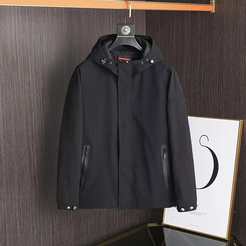 

20SS Designer men jacket casual fashion mens coat coats and jackets with hood Windbreaker Outerwear Hooded Embroidery hoodie zipper Outdoor Garment Plus size, Oem