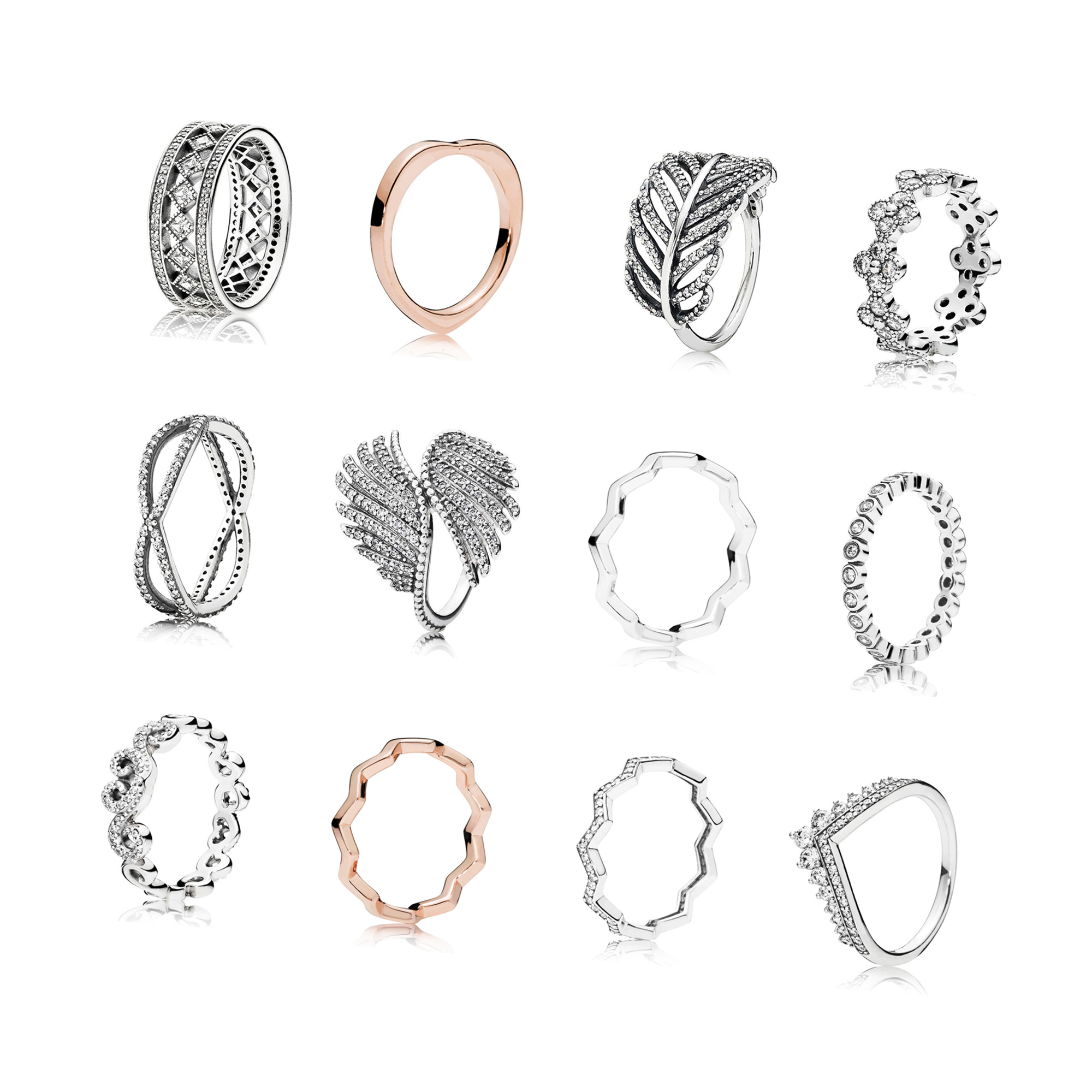 

2021 Fahmi New 925 Silver Round Irregular Shape Creative All-match Elegant Ring Women's Original Jewelry
