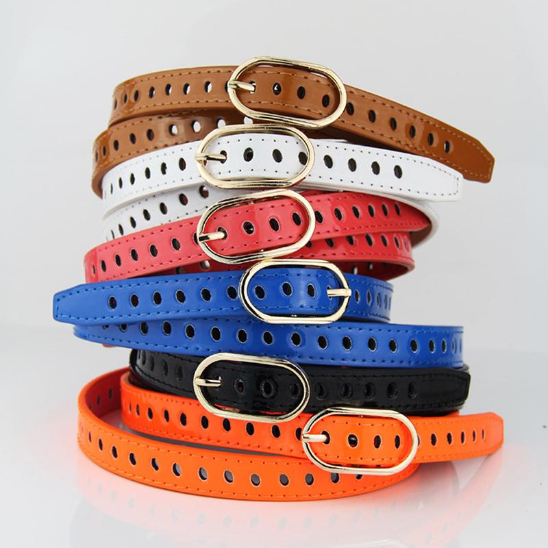 

Women Belt Multi Color Thin Skinny Wasit Leather Waistband Belts For Designer Luxury Corset Waist Band Strap, Black;brown