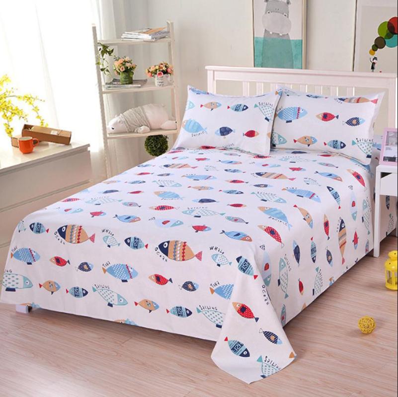

Bedding Sets Multiple Size Mattress Bedspread Bed Sheets + Pillowcase Set Trendy Household Sheet Dust Cover Non-slip F0195