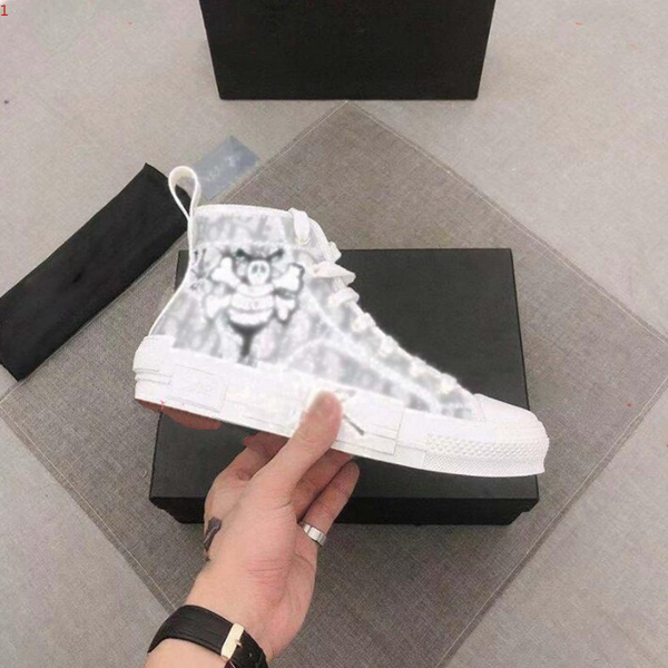 

new Design high-top sneakers with stylish classic print zimu men's and women's basketballskateboard shoes size 35-45 mjk51, 1 no box