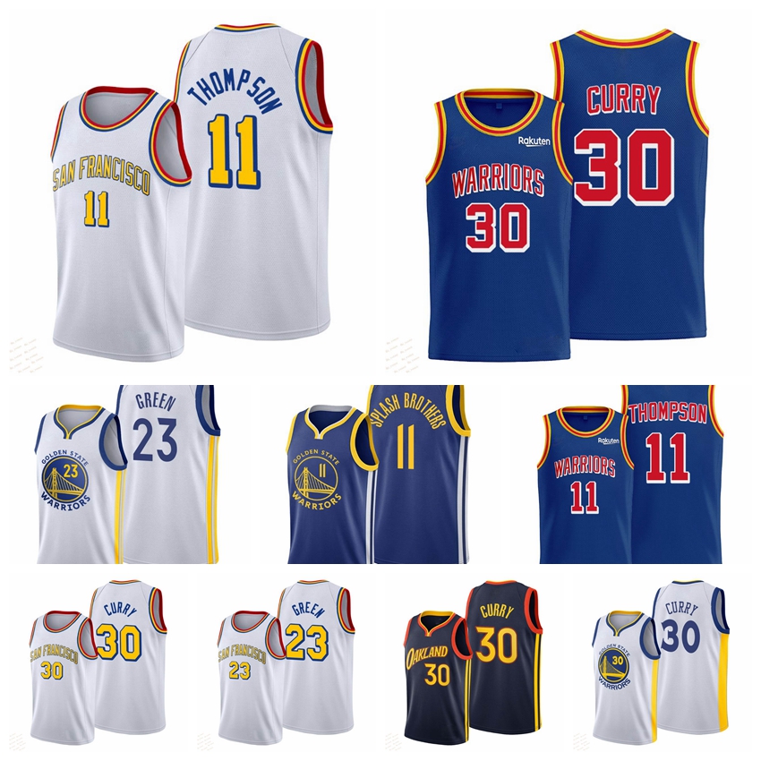 

Golden StateWarriorsMEN Stephen Draymond Klay Thompson Green Curry 2021 Royal Jersey Origins 75th anniversary