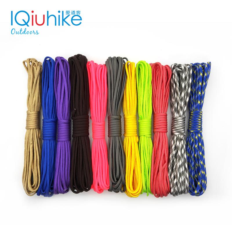 

Paracord 550 Parachute Cord Lanyard Rope Mil Spec Type III 7 Strand Climbing Camping Survival Outdoor Gadgets
