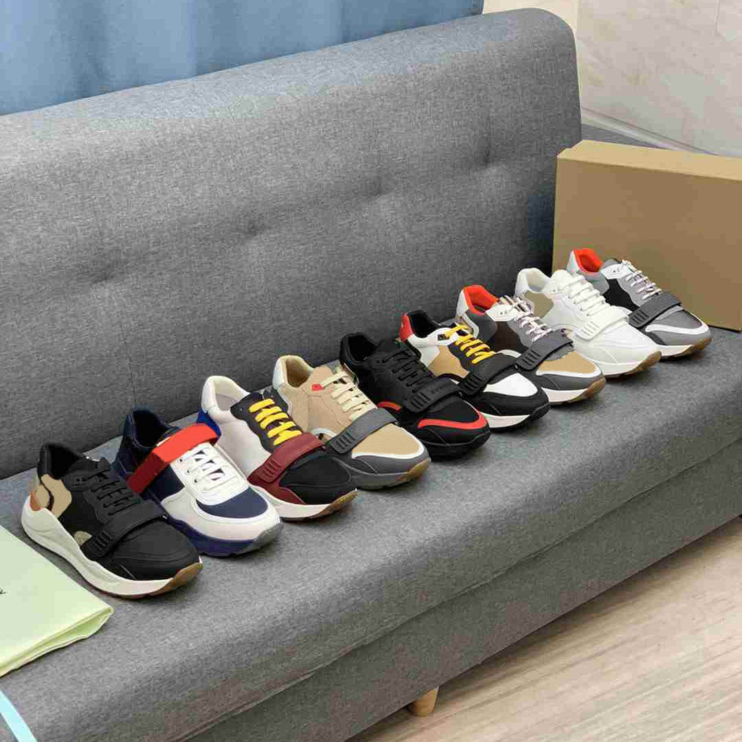 

2021 fashion Casual Shoes Designers spring and falll Mens Outdoor Wholesale Chaussures 11 Colors chaussure pour femme with BOX high quality, Black