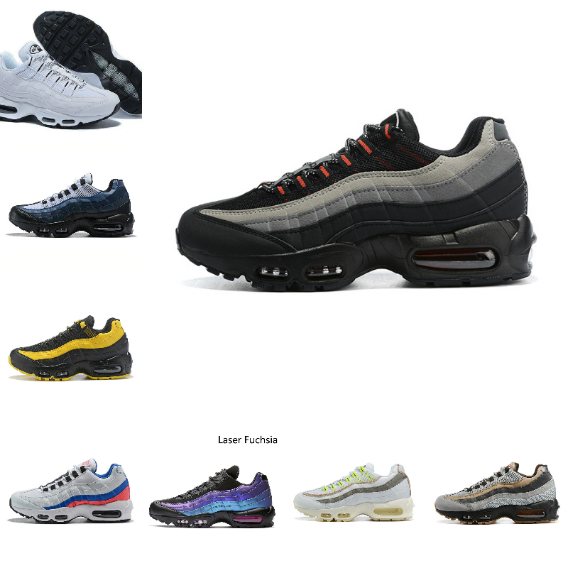 

Top Quality 95 Running Shoes Yin Yang OG Airs Solar Triple Black Worldwide Seahawks Particle Grey Neon 95s Laser Fuchsia Red Men Women Sport