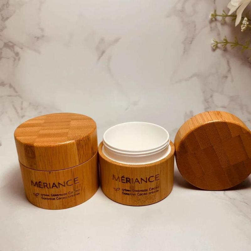 

Bamboo Bottle Cream Jar Nail Art Mask Refillable Empty Cosmetic Makeup Container Storage Box 5g 10g15g 30g 50g 200g Bottles & Jars