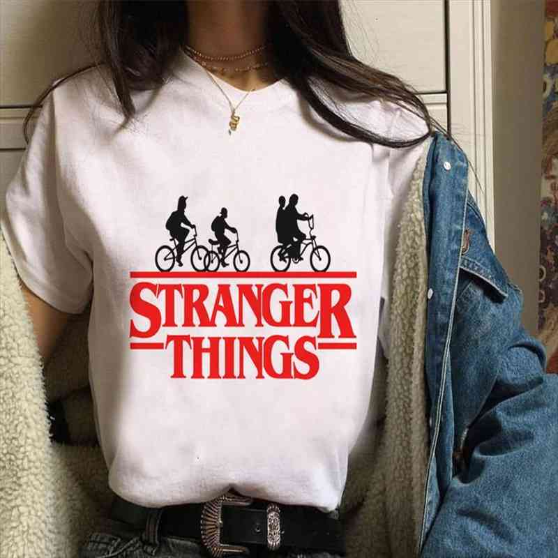 

Spring Summer Elegant Fashion Blusas Mujer De Moda Stranger Things Short Sleeve Women Casual Vintage Chiffon Blouses, White