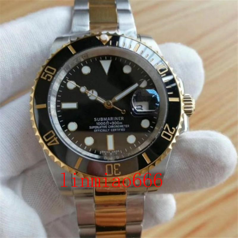 

2021 fashion men's classic mechanical watches business waterproof clock luxury stainless steel automatic watch sapphire ceramicfolding, Slivery;brown