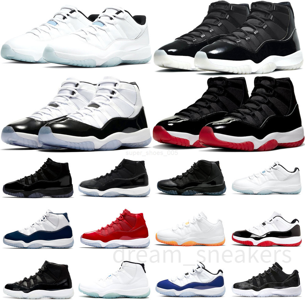 

Newest Cool grey 11 11s mens womens basketball Shoes 25th Anniversary low legend University blue white bred cap and gown men women sneakers trainers